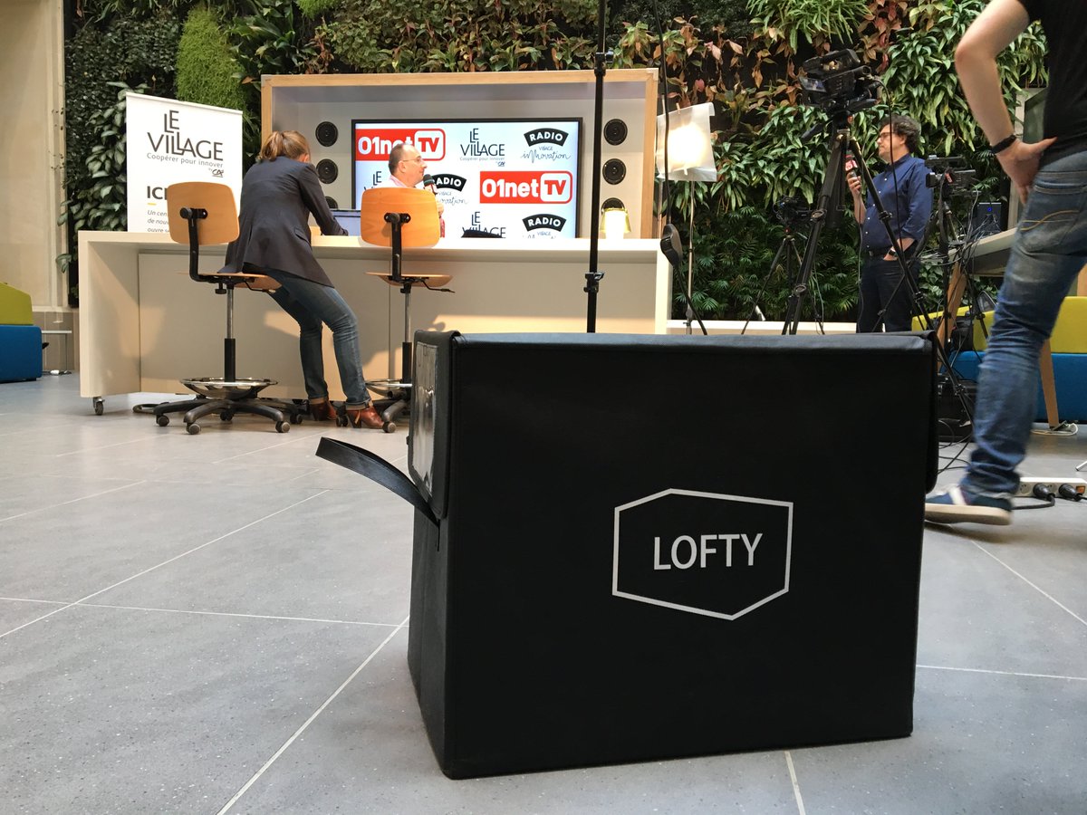 LoftyParis's tweet photo. Aujourd'hui, Lofty est en tournage pour 01net TV au VillagebyCA :-) https://t.co/LDleNZ43cL