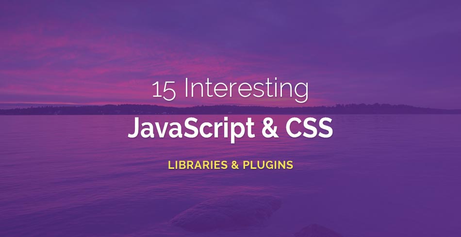 webdesignerhut's tweet photo. 15 Interesting JavaScript and CSS Libraries for April 2016 https://t.co/FjlRzj8IWk #javascript #css @Tutorialzine https://t.co/ZGUWx2mnyH