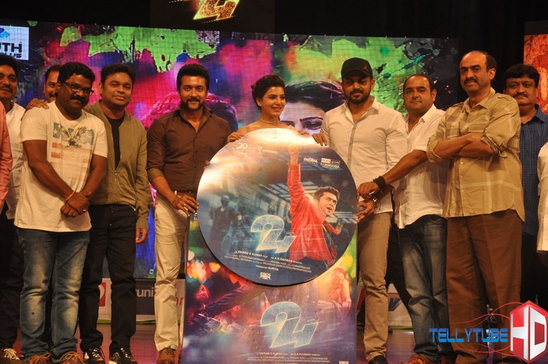 tellytube's tweet photo. #Suriya #Samtha #NityaMenon acted #24Movie audio launch held at Shilpa Kala Vedika https://t.co/g4befmRQaP https://t.co/5GSNs8HS2F