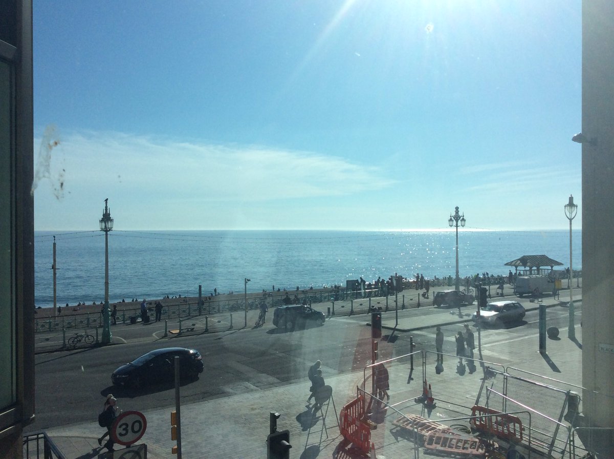 GROWJurysInn's tweet photo. What a view from our @JurysInnsHotels meeting room today for management induction @jurysbrighton #beatthat https://t.co/oBRXwivFbC