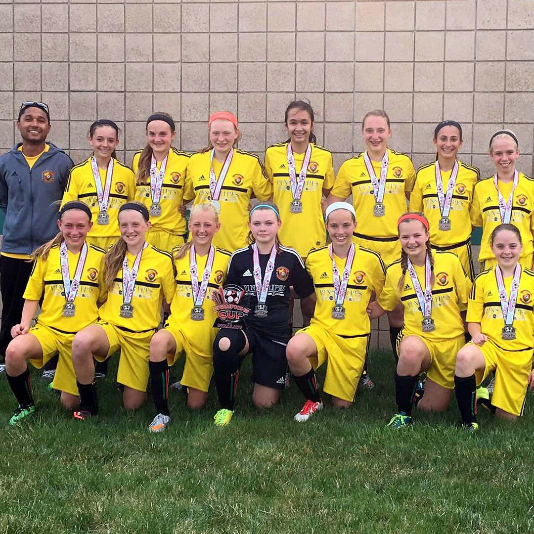 KCSC14's tweet image. Congrats to Coach Luke and the u13 Lady Blackstars - finalists in this past weekend KC Champions Cup. #WeAreKCSC