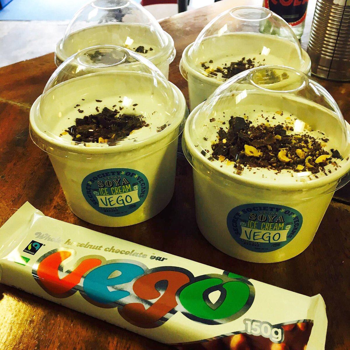 Vego ice-cream!!! No, you're not dreaming. First batch will be ready tomorrow... Open today until 5.30pm! #vegan