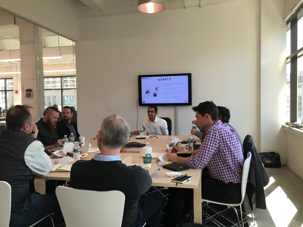 Publisher2020's tweet photo. Messaging And Media Roundtables in NYC, mediated by @kunalfrompolar – check it out at https://t.co/KMJCDSNKvL https://t.co/OQnrflhm3g
