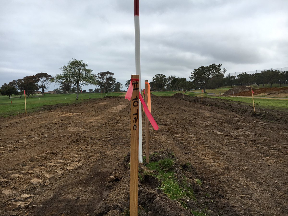 GolfTorrey's tweet photo. What a difference a week makes. #RenovationWednesday #SDCityGolf https://t.co/VBAbu1tU39