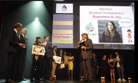 Willa_off's tweet image. Bravo @ReportersleJeu (promo 2015) pour ce prix @MoovJee !