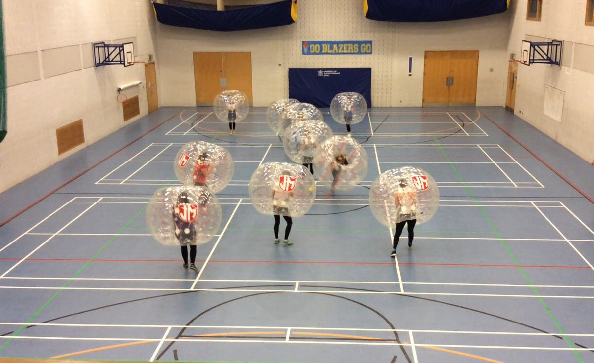 jmsportevents's tweet photo. @UoGSport @uniofglos Why not treat the staff to #Bubble #Zorb #TeamLaughter https://t.co/mycbMQ5I9I