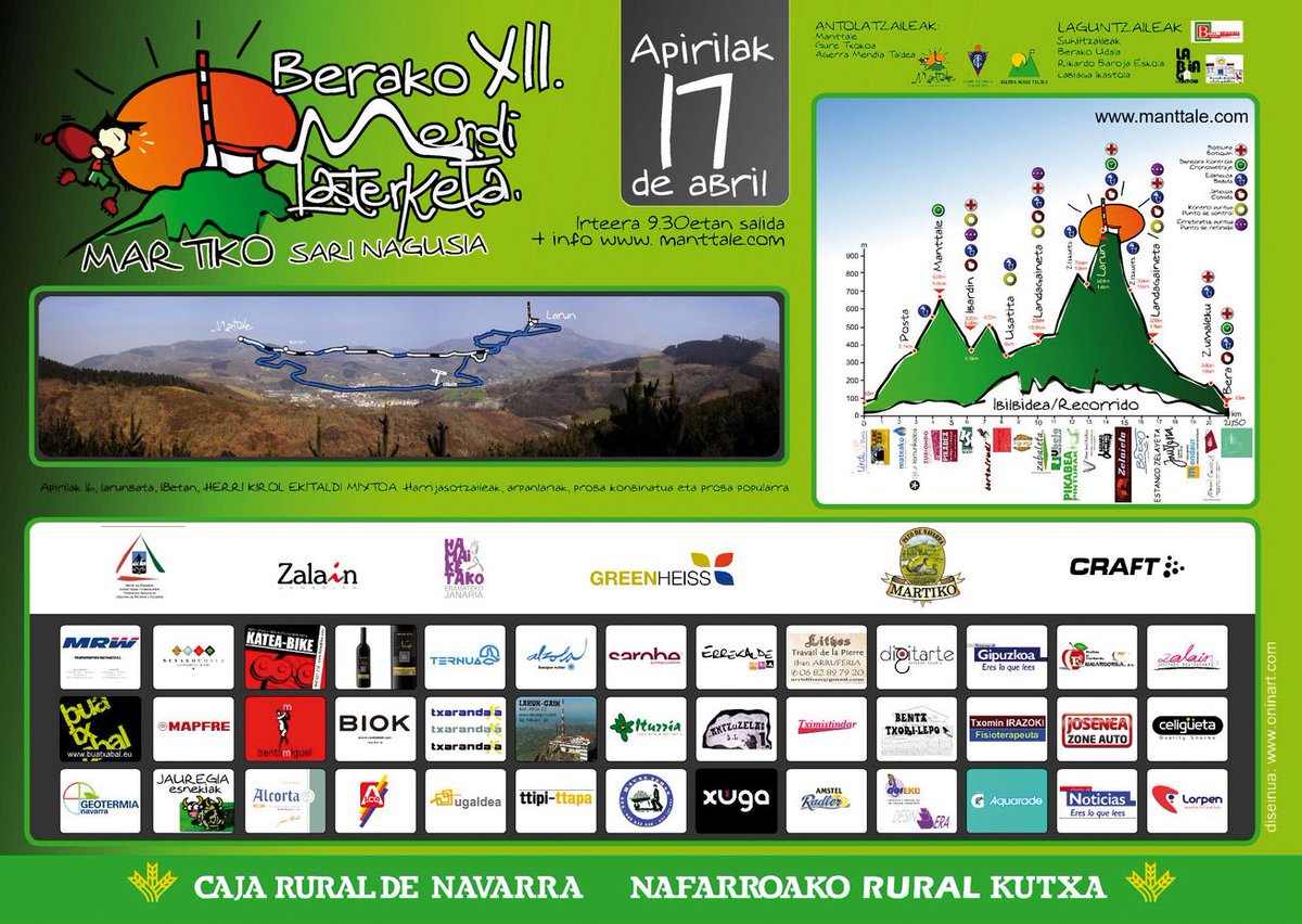 Igande honetan XII. Mendi Lasterketa Beran  x.com/EkilurKomunika…