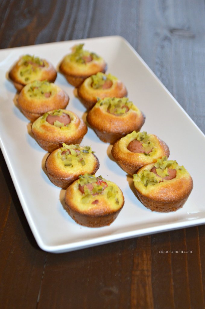 aboutamom's tweet photo. Mini Corn Dog Muffins with Dill Relish & More Cornbread Recipes! #CornBreadCookOff #ad https://t.co/W49TRKTOpD https://t.co/qrZJkPOStr