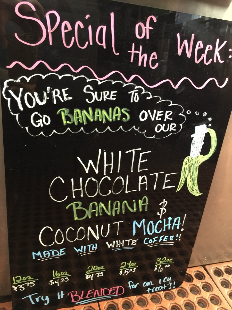 EspressoStop's tweet image. New special!!! Tag your peeps who would LOVE this! 🍌