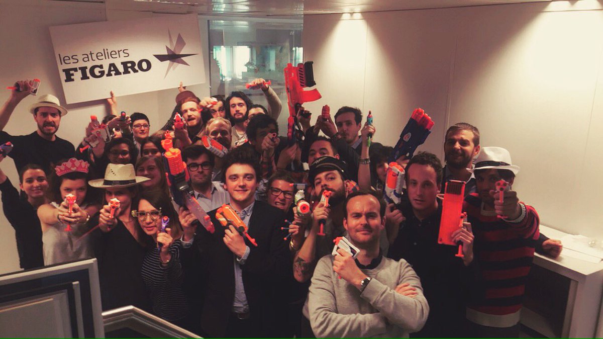 MEDIAFIGARO's tweet photo. @marcelagency @NerfNation Prêts pour la bataille ! ⚡️ https://t.co/9pnBNgjkOP