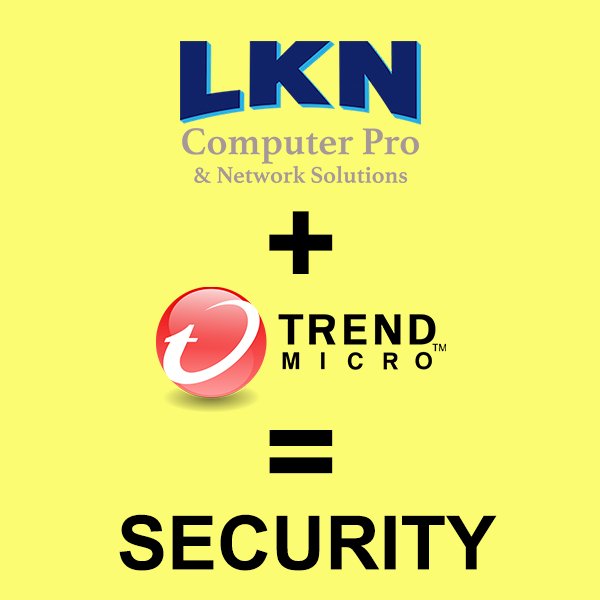 LKNComputerPro's tweet image. We have Partnered with Trend Micro! lkncomputerpro.com/#!New-Partners…