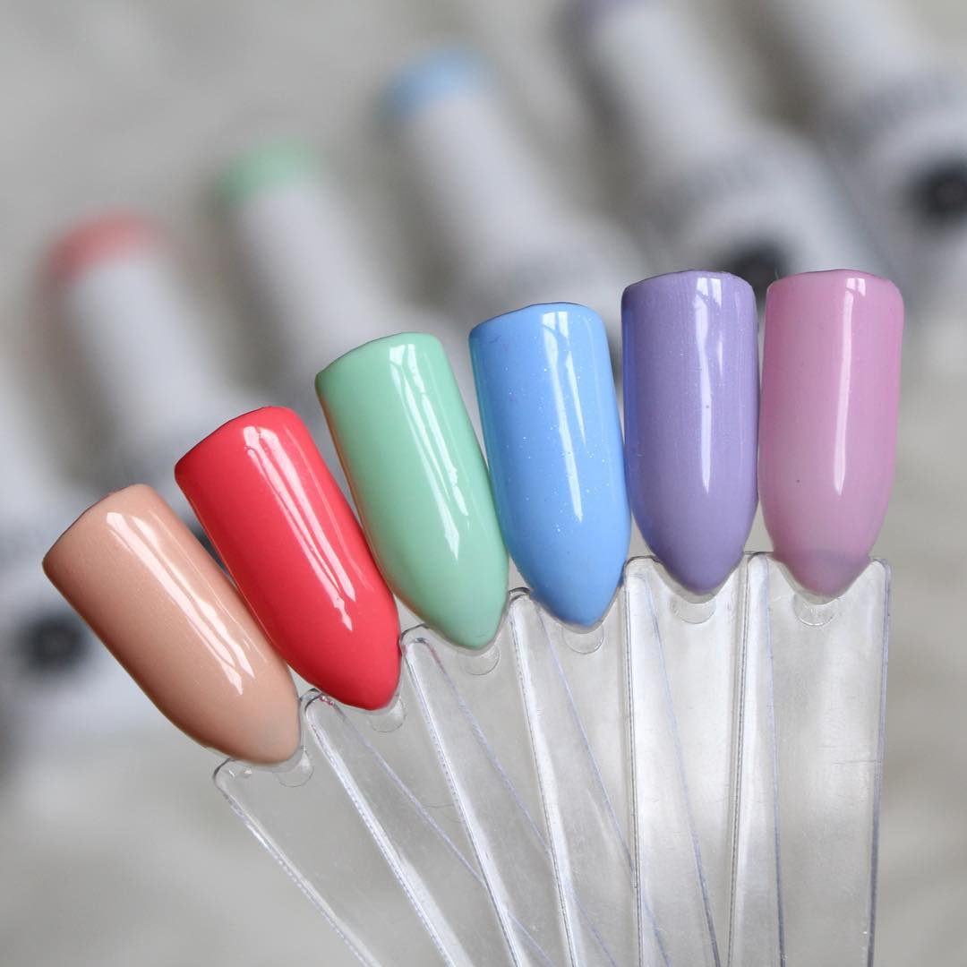 Andreia_Pro's tweet photo. @anaritaod is so hard to choose! Don’t you all agree? #AndreiaProfessional #GelPolish #MacaronsShades #Nails https://t.co/rdeHRrXeR2