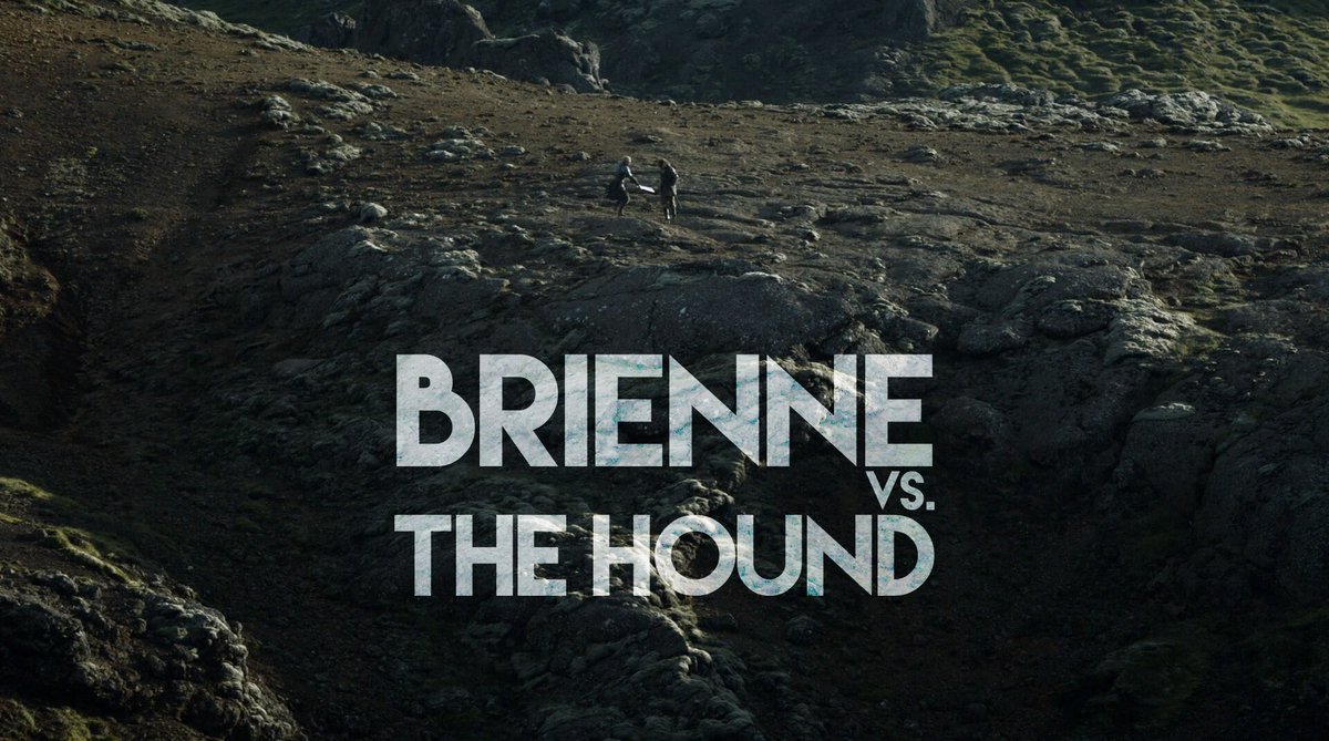 Brienne vs. The Hound #GameofThrones #GoT50