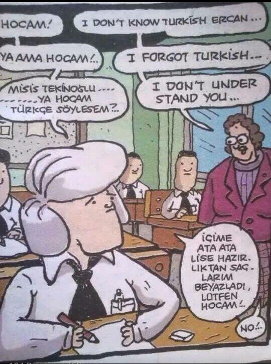 ozgeinclass's tweet photo. Me in class. And yes, you're the older one :) https://t.co/DVUXM5Xs9p