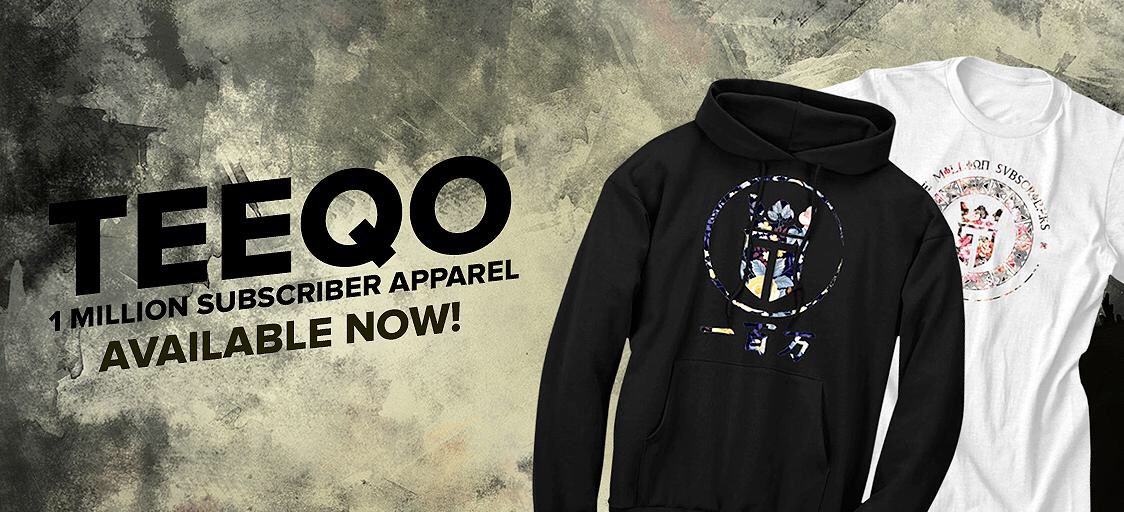 Teeqo's tweet image. My One Million Subscribers shirts are now LIVE!! Get them here fazeclanstore.com/collections/Te… 

*Limited edition*