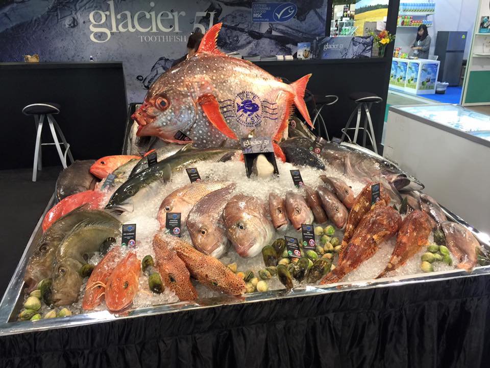 LeeFishUSA's tweet photo. #FoodAsia2016 #foodnhotelasia @LeeFishNZ Beautiful #LEEFISH display in Singapore #sustainable https://t.co/2f6iijFgby