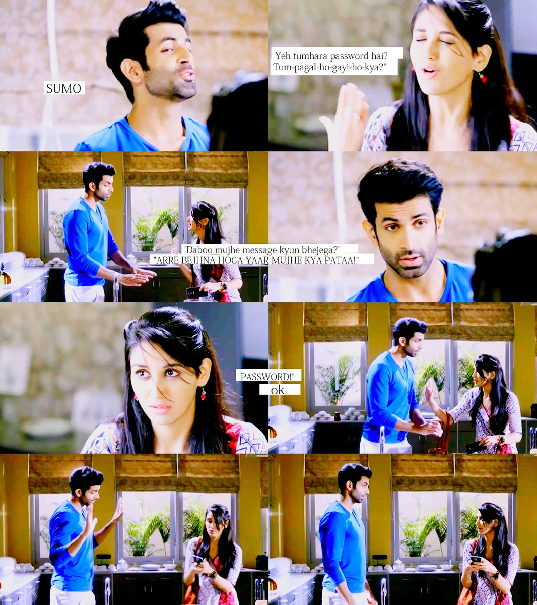 EShraman's tweet photo. (Best part) "Tum pagal ho gayi ho kya?" "Yeh tumhara password hai? Tum-pagal-ho-gayi-ho-kya? 😂😂 #EkDujeKeVaaste https://t.co/30fNtTnmH0