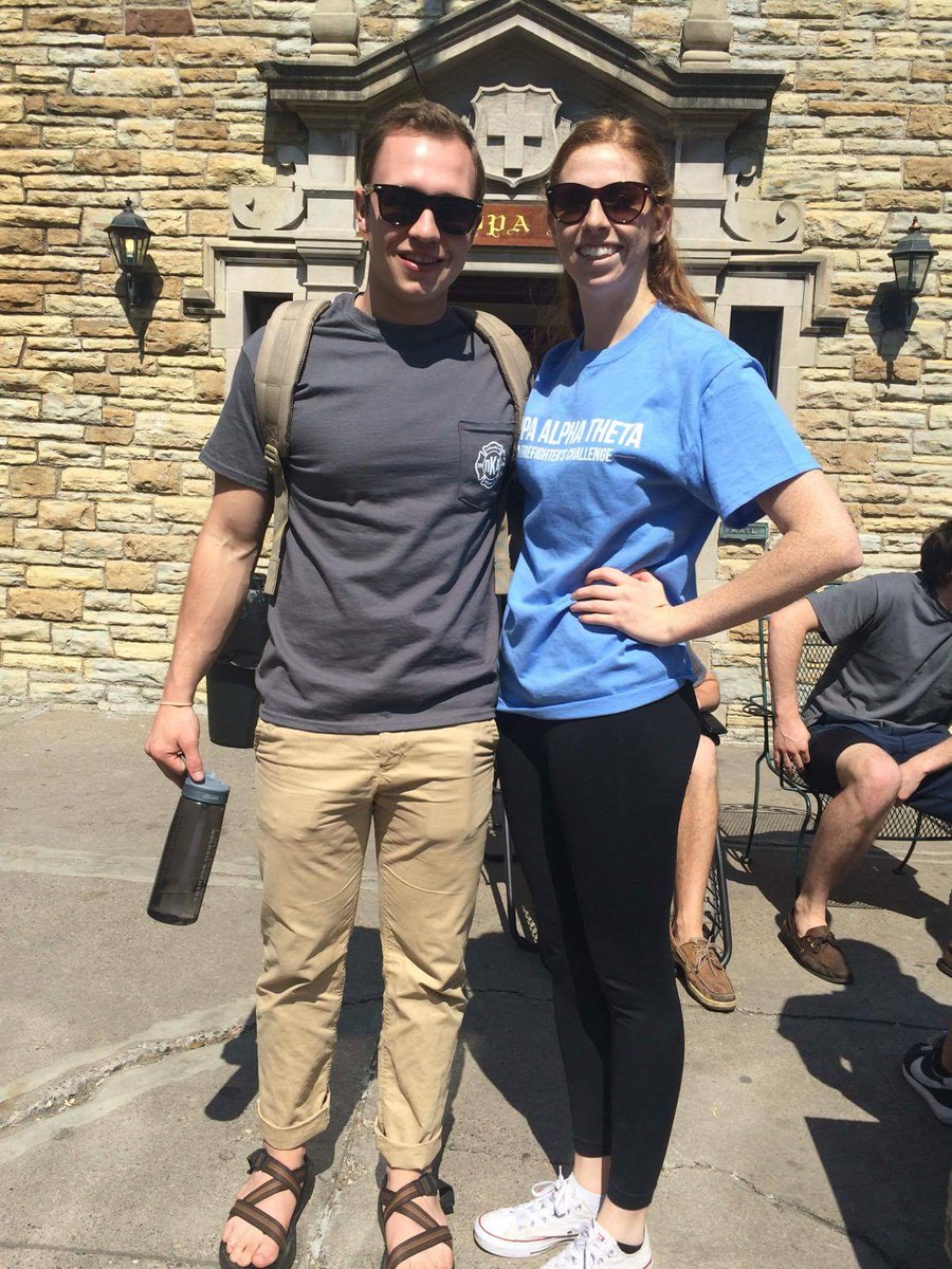 kaylynnpfister1's tweet photo. lol Alex is tryna involve me in the Pike firefighter challenge by having me post all of her pics #ThetaFFC #FFC16 https://t.co/cCq0itdNLN