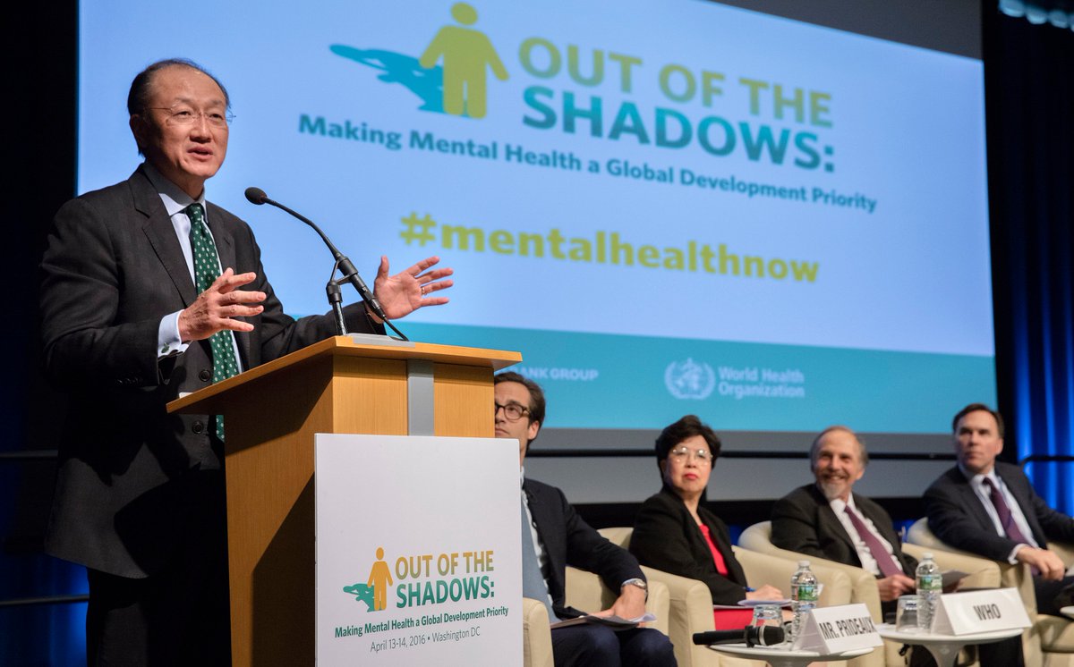 JimYongKimWBG's tweet photo. The global economy loses $1 trillion every year in productivity due to mental illness. | #MentalHealthNow https://t.co/6aBSD86mn0