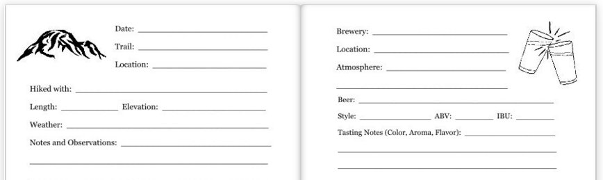 Beersatb's tweet image. Free stuff! Enter to win our Trails and Ales Journal on Facebook: facebook.com/BeersAtTheBott… #trailsandales #hikerchat