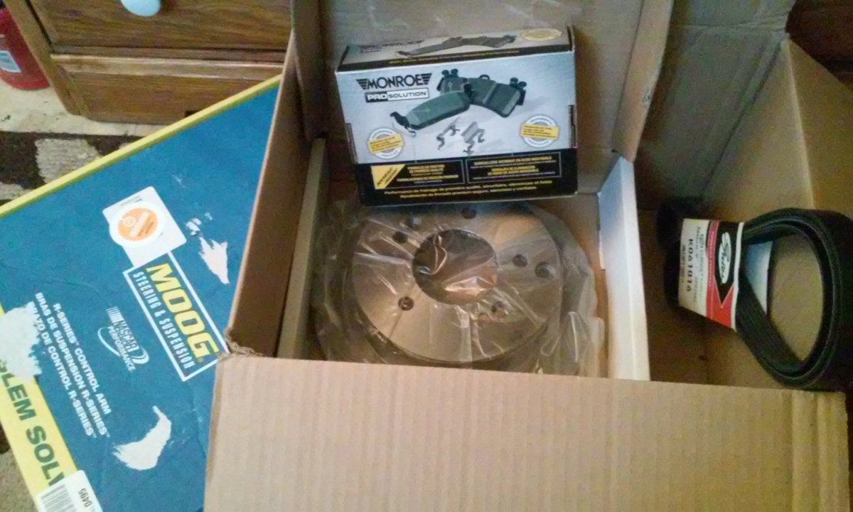 bmtwohey's tweet image. And so it begins...  @RockAuto_Parts you guys are the best! #backyardmechanic