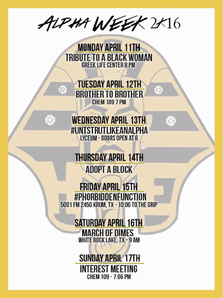 ChiefMichaelO's tweet photo. Uhhhh Ohhhhh

Today's the day

#UNTStrutLikeAnAlpha
#UNTAlphaWeek2k16 https://t.co/qpbkXeE3tZ