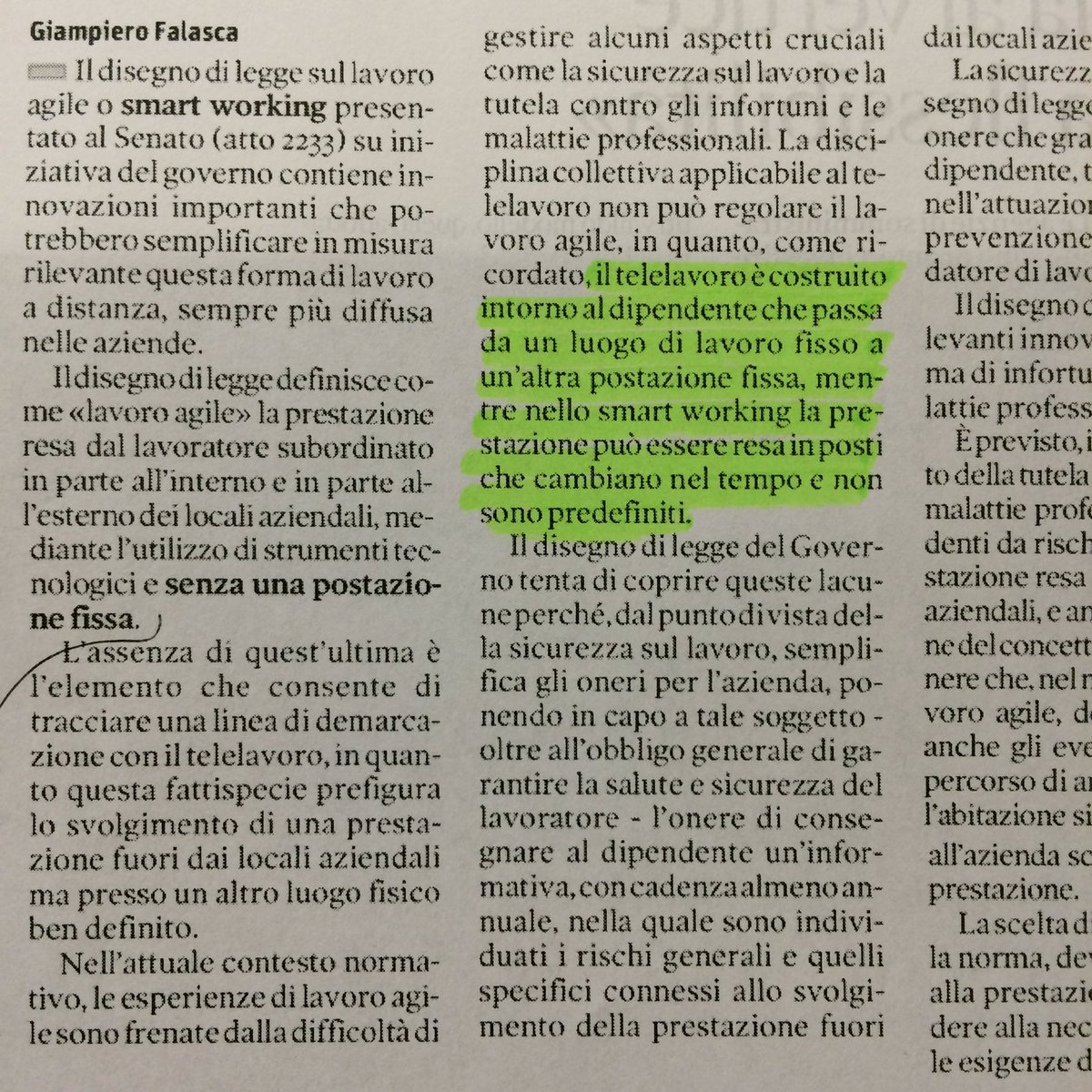 lorempel's tweet photo. Siamo sicuri che la differenza tra #telelavoro e #smartworking stia nella postazione fissa? https://t.co/GufhSDWh2U https://t.co/5F01jA23tf