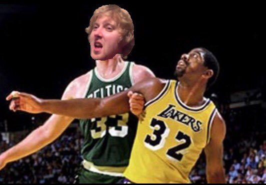 tyty7300's tweet photo. One guy in this pic has an incurable STD, the other is Magic Johnson. Happy Birthday @Bigmikesull13 #tuddies https://t.co/gc2fc1kJdv