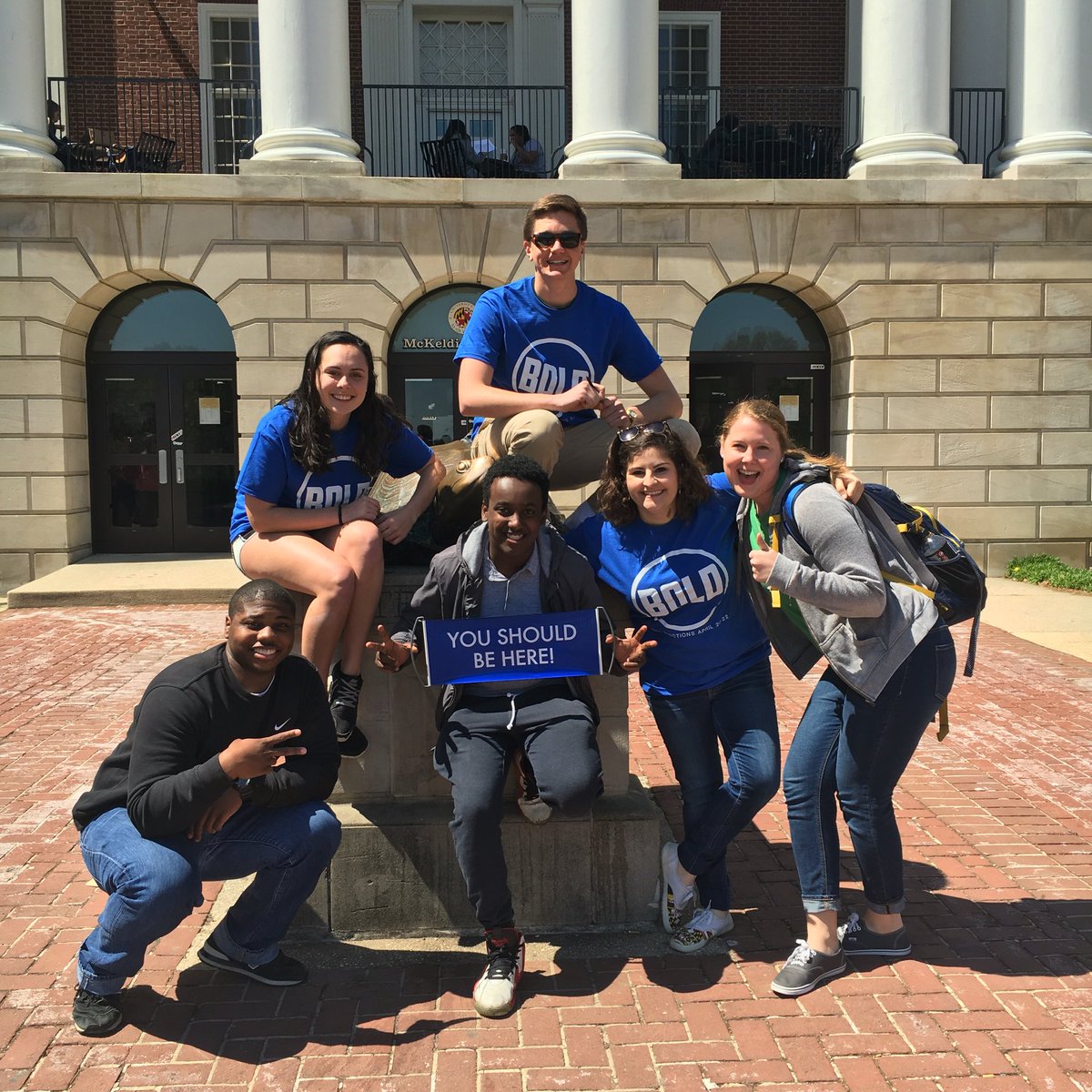 BeBoldUMD's tweet photo. Come talk 2 us at McKeldin! We're out talking about our platform & want to hear what issues matter to you #BeBoldUMD https://t.co/CtzBkFu7Hd