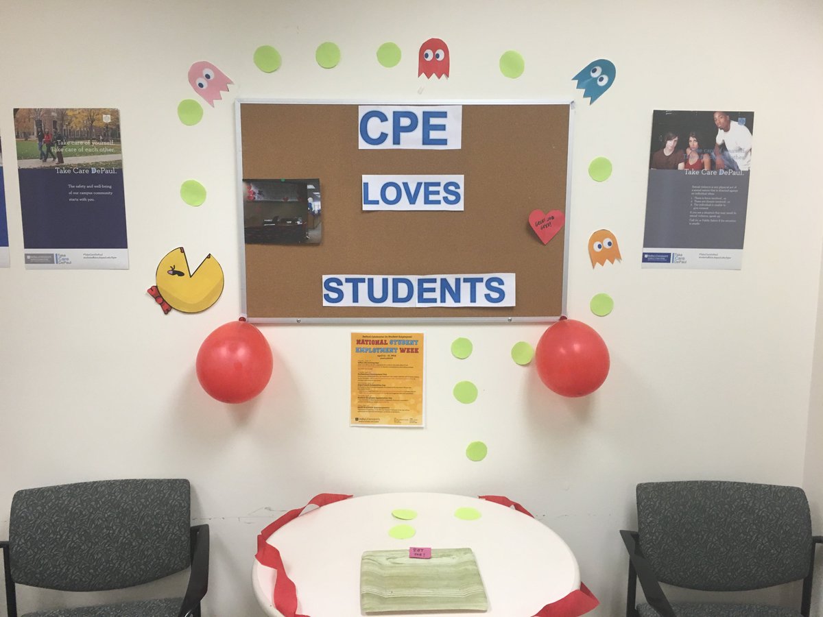 Happy National Student Employment Week from all of us at CPE!!! #DePaulNSEW