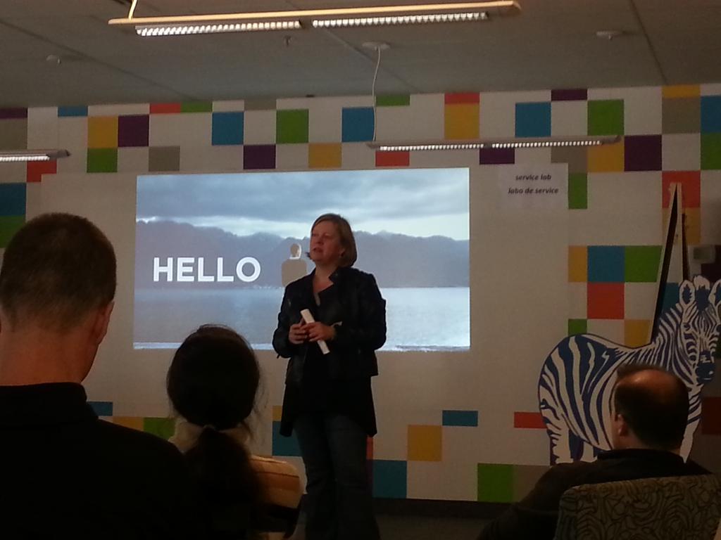 digitalNil's tweet photo. .@ChrystiaC kickstarting technology trend presentation by @Accenture at #ICServiceLab #design @fjord https://t.co/ymTLRcFHoB