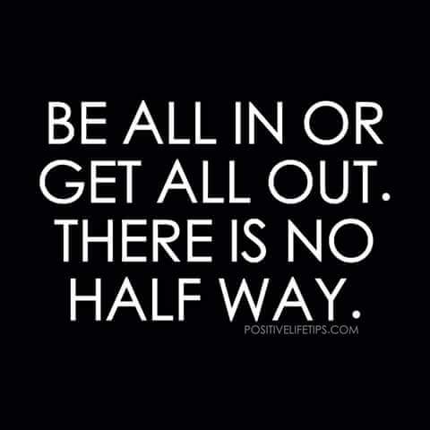 We are winners abd we elevate up theres no half stepping