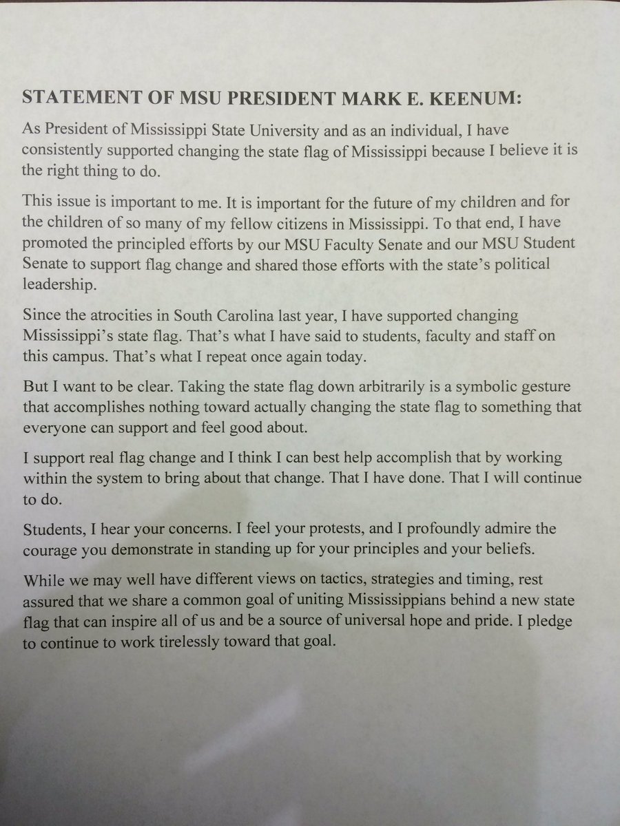 reflectoronline's tweet photo. Keenum's written statement https://t.co/dqePh1RjSU