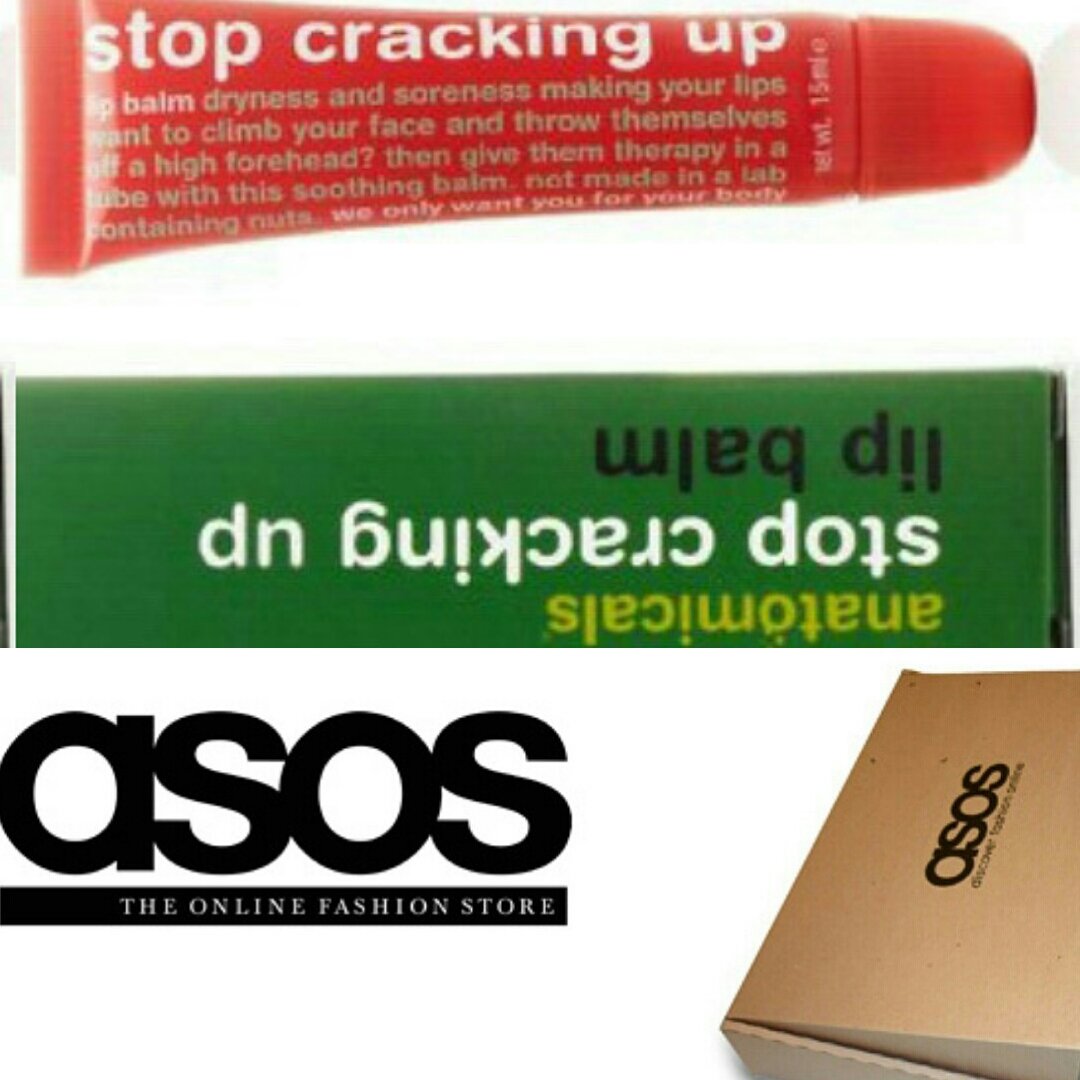 ukanatomicals's tweet photo. #anatomicals Dedicated to keeping your kisser from cracking up! #StopCrackingUp #lipbalm available online @ASOS https://t.co/vcafHhisoy