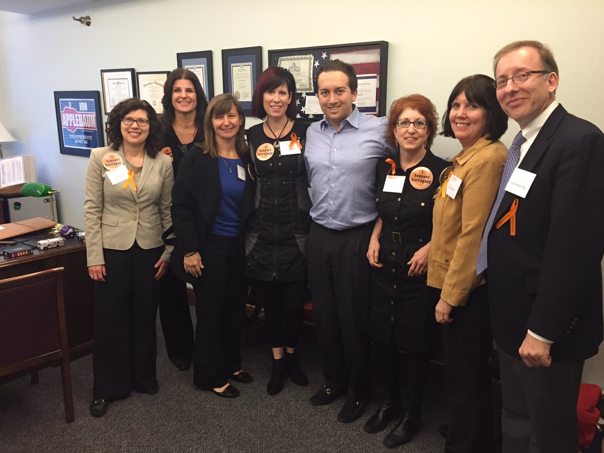 julieberman's tweet image. Thank you @JonApplebaum44B for meeting with us about #infertility and the #Surrogacy Task Force! @resolveorg