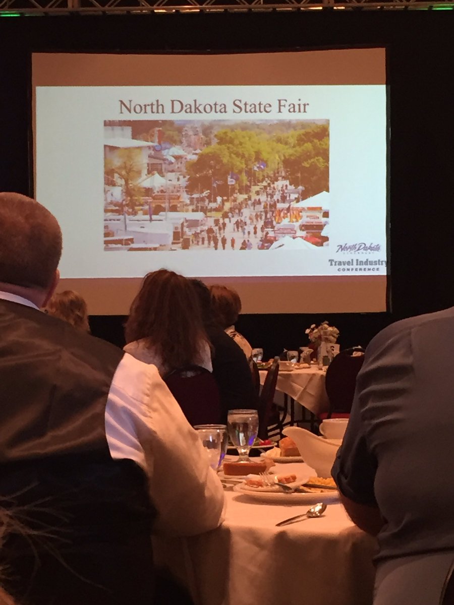 stephlandwehr's tweet photo. Congratulations to the @NDStateFair on receiving the Event of the Year Award! #NDTIC #graNDtravel16 @VisitMinot https://t.co/49uBVI6ojQ