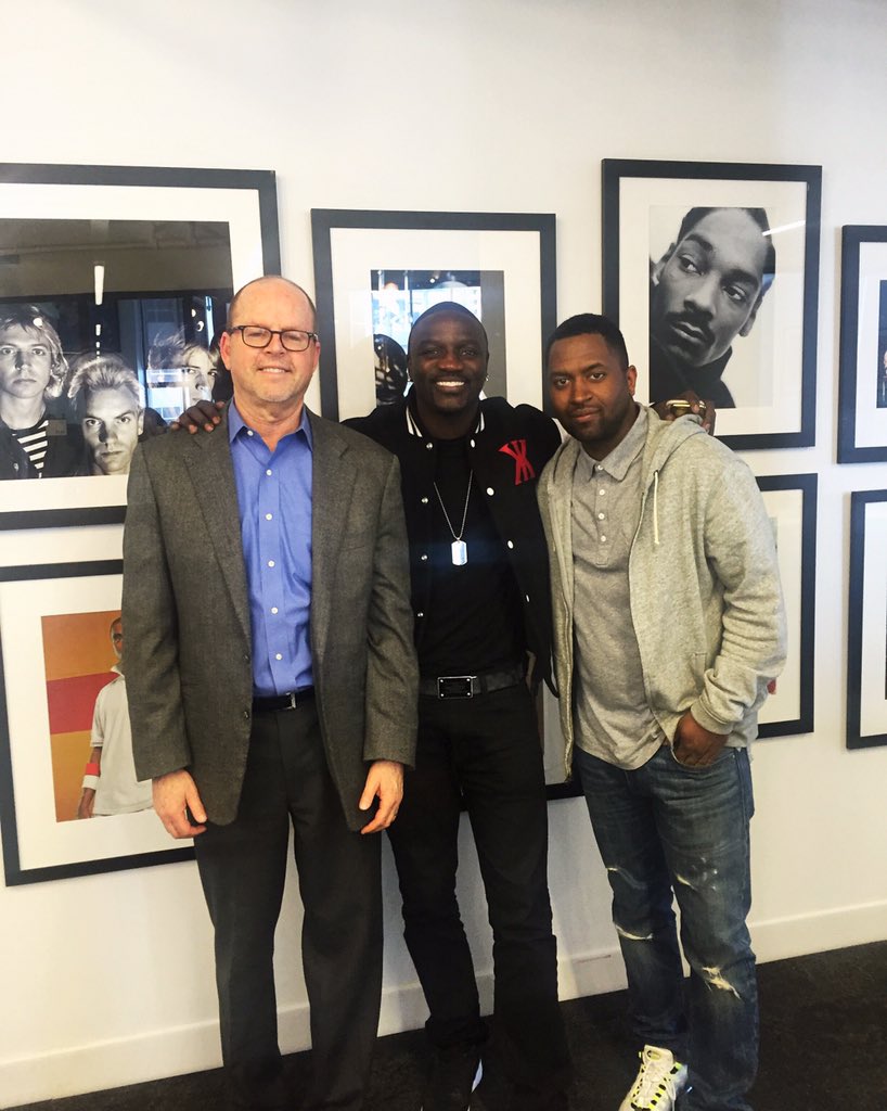 SonyMusicPub's tweet photo. @Akon is in the building! #sonyatvtribe https://t.co/Zox9yERmuW