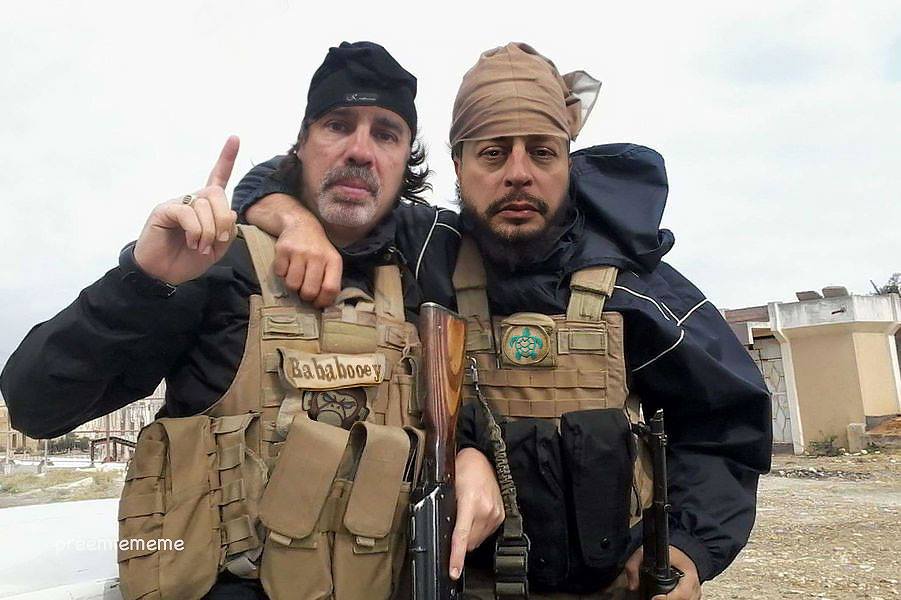 sternshow's tweet photo. With a WHOPPING 92% of the vote, @salgovernale looks more like a terrorist than @robertAbooey! 

(Pic: @preemiememe) https://t.co/0bnbthlrGx