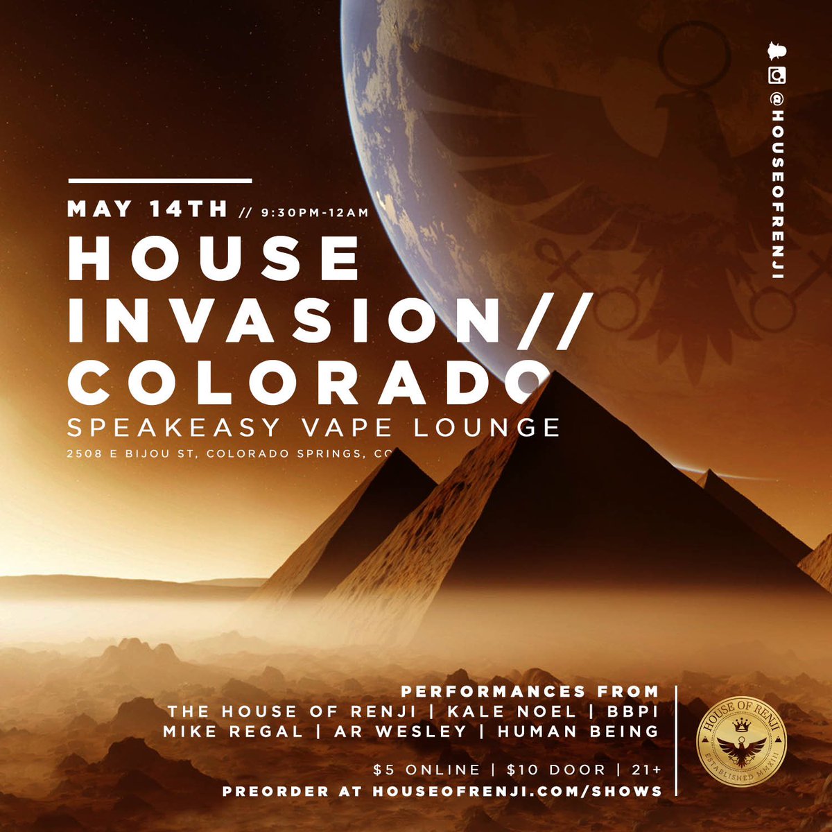 GenesisRenji's tweet photo. Putting my label, House Of Renji, on tour next month. House Invasion: Colorado is in full effect. https://t.co/WZYTgVBL9d