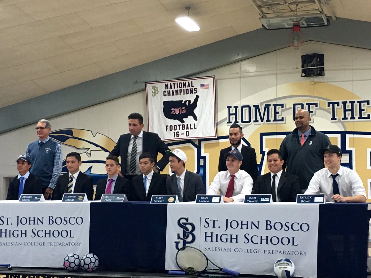 SJBvolleyball's tweet photo. Patrick Rowe (OH) Cal Lutheran University 
Josh Chavez (L/DS) Elms College https://t.co/uVfRYPqujw