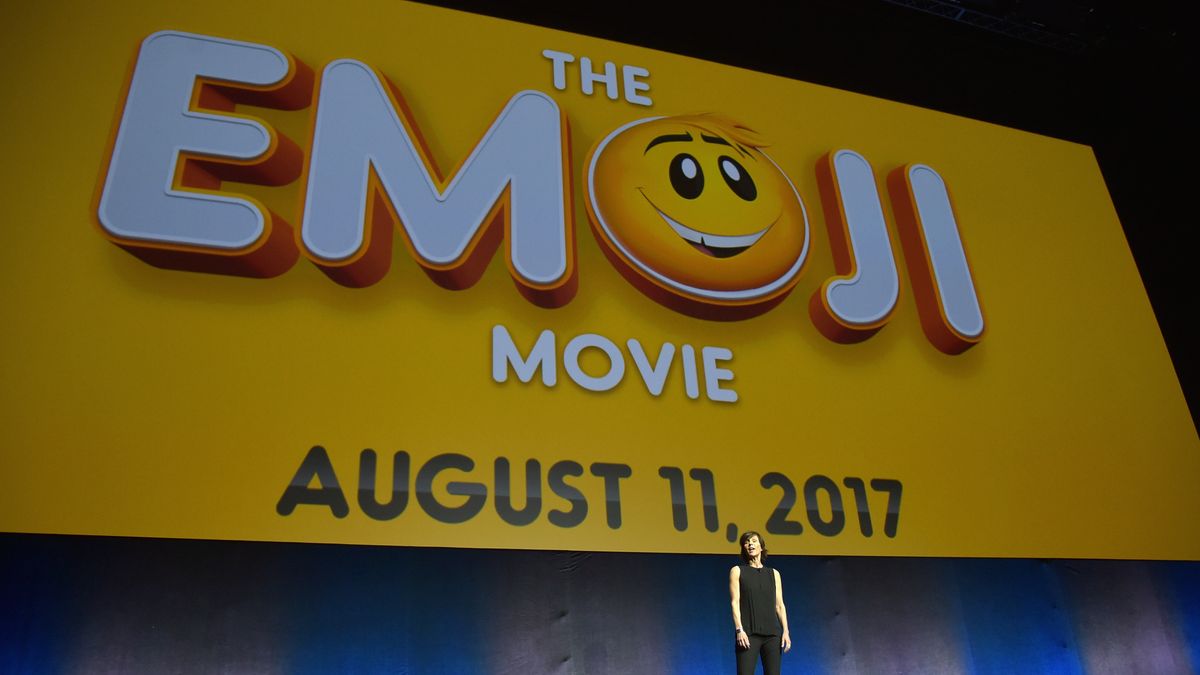 verge's tweet image. Sony&apos;s Emoji Movie is going to take place entirely inside a smartphone theverge.com/2016/4/13/1142…