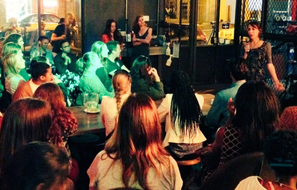 _FDI_'s tweet image. Team member Jennifer Cohen talks at @KickAssTechObv event on the topic of #womenintech