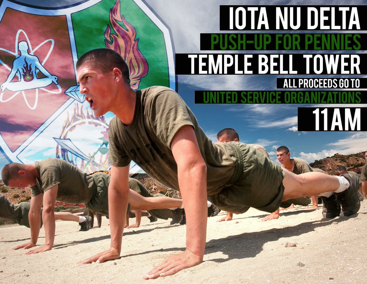 Push-ups for Pennies will be sponsored by <a href="/MonsterEnergy/">Monster Energy</a> &amp; <a href="/insomniacookies/">insomnia cookies</a> Be the 1st to donate &amp; get a quick snack