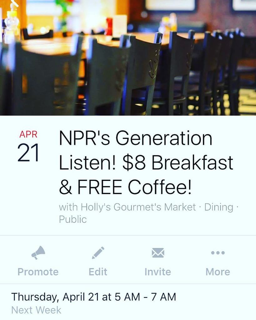 HollysKnoxville's tweet photo. Join us 4/21 when @npr will be in the house! Details on our facebook events page! #knoxroc… https://t.co/E6lRIxI58w https://t.co/fkQlJWP6JQ