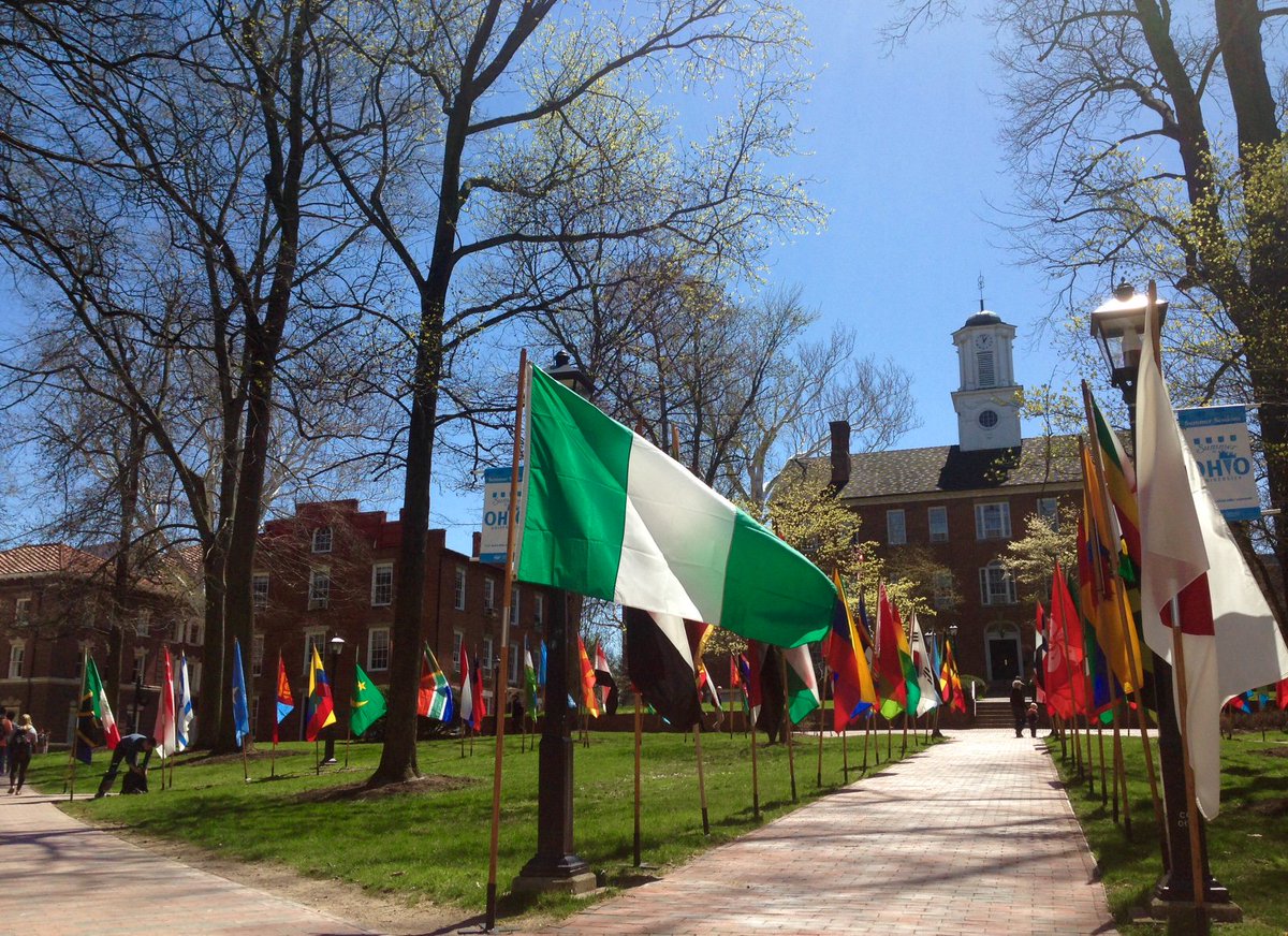 OHIOIweek's tweet photo. Fun with flags at OU College Green!Today only until 4:30pm! #OHIOIWEEK
@OUGradSenate @OUSenate @OU_BSCPB @OhioUPC https://t.co/ncRkYsbtRi