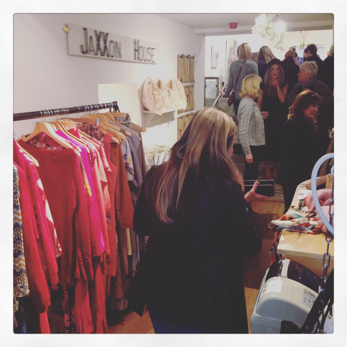 slates_2005's tweet photo. So proud of @kiikiikook and her new @jaxxonhouse boutique in Narbeth high street! I love it! 😘🍾  #Pembrokeshire https://t.co/acuAn9RRxA