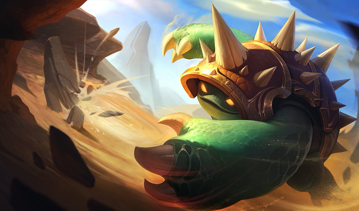 moobeat's tweet photo. new Rammus splash art #PBE https://t.co/bEZ3SSEYQ9