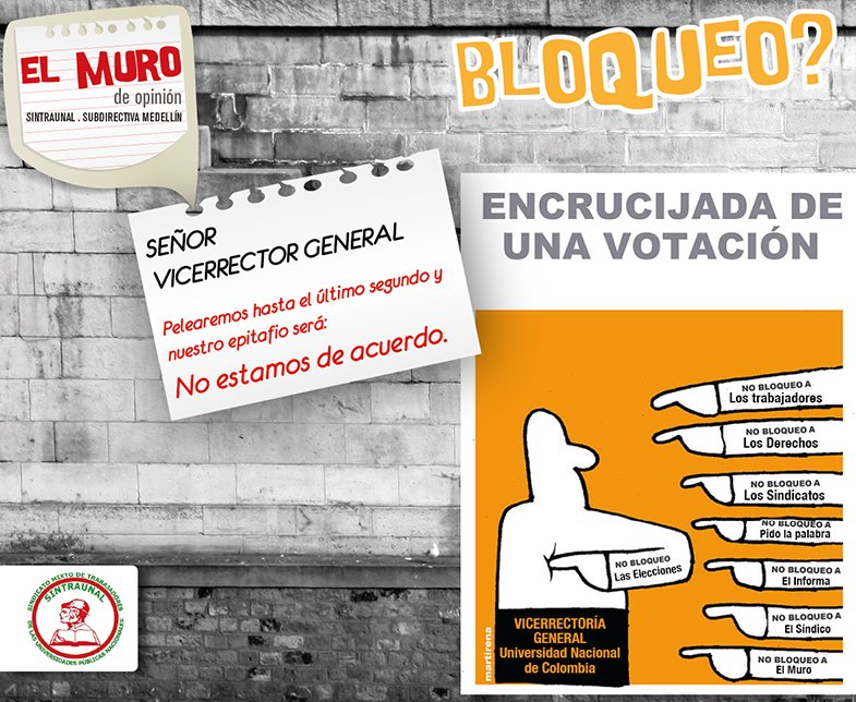 ¡ NO BLOQUEO ! ...
