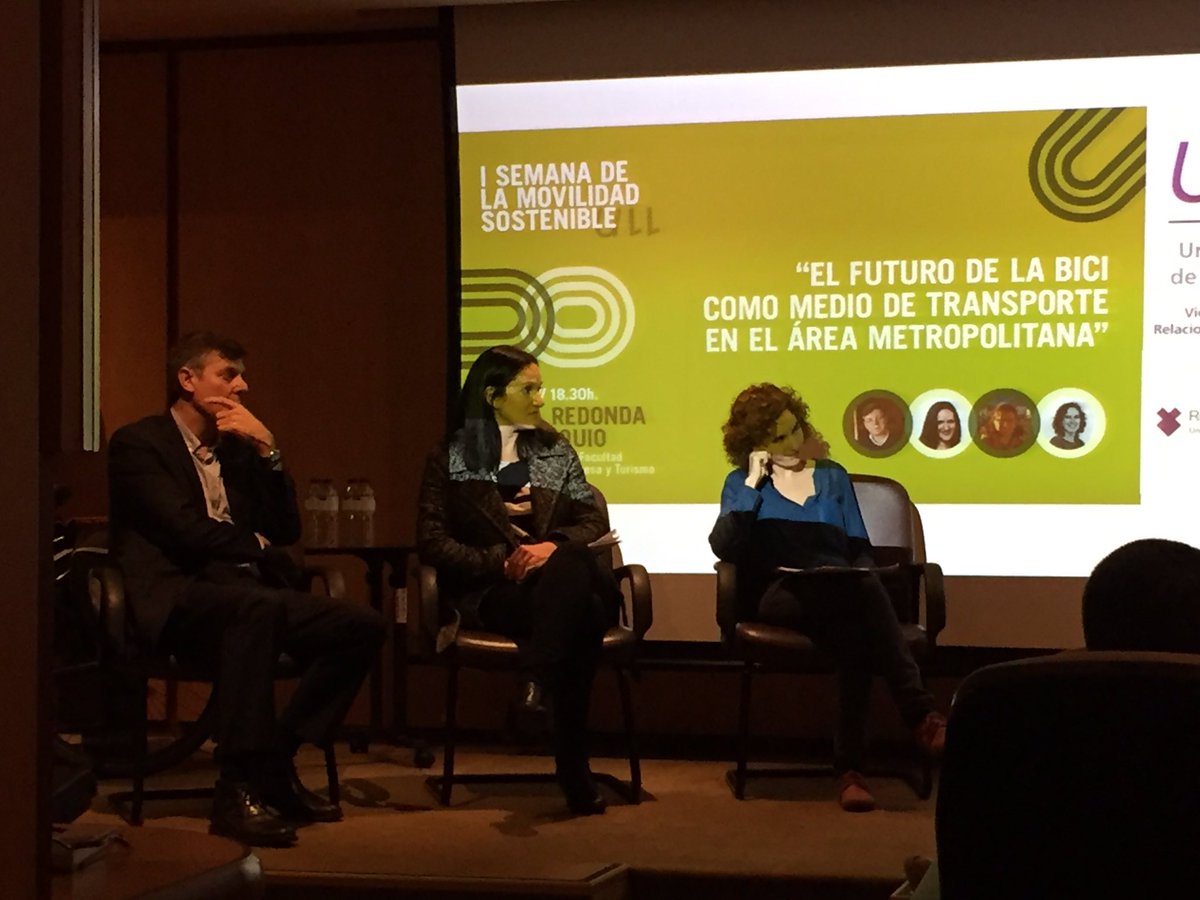 sunbik's tweet photo. Hablando sobre la #bici como medio de transporte en @CanalULL https://t.co/MO5QdyqUXs