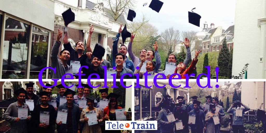Certificaten uitgedeeld aan een hele leuke groep van <a href="/Werkspot/">Werkspot</a> Bedankt voor de leuke trainingen! <a href="/TeleTrainTalent/">Tele'Train</a>